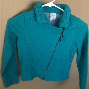 Girls turquoise Jacket #48